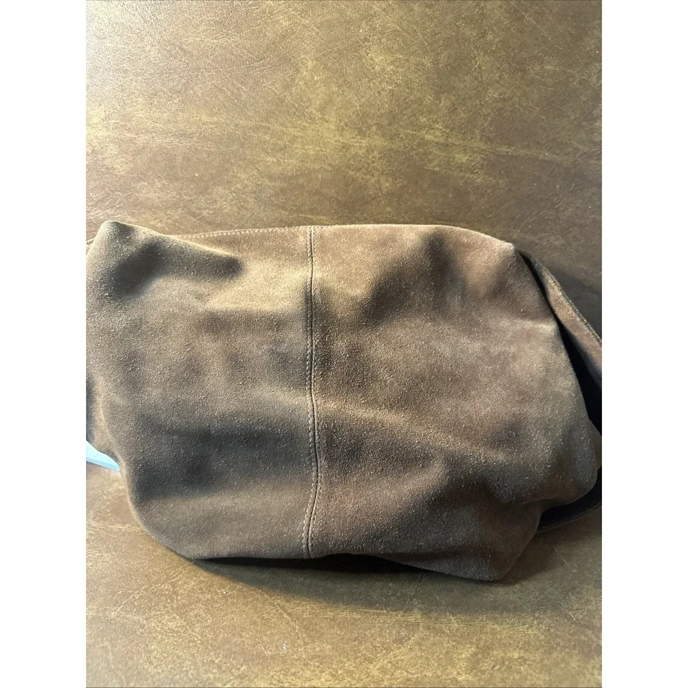 St.John's Bay Y2K Co-co Leather Suede Hobo/Slouch/Messenger Shoulder Bag